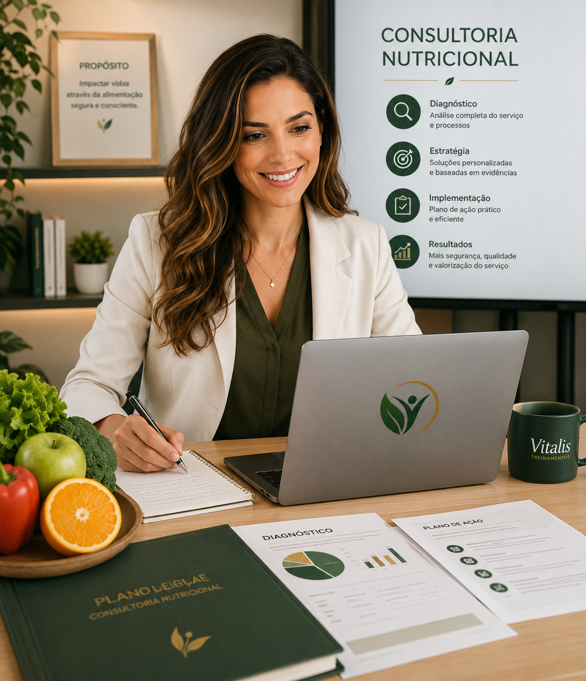 Treinamento técnico para nutricionistas